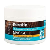 Keratin Hair Mask Collagen and Argan Deep Regeneration 300ml 0% Parabens and Mineral Oils