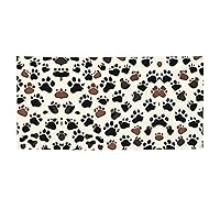 Holiday Party Banner - UV Resistant and Fade-Proof, Perfect for Halloween and Christmas Decorations Dog Paw Prints