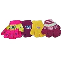Set of Four Pairs Bubu Magic Gloves for Ages 1-3 Years