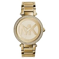 Michael Kors MK5784 Ladies All Gold Logo Parker Watch