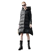 Women Long Thick Goose Down Coat Ladies Puffer Winter Parka Jacket