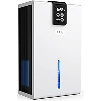 Dehumidifiers, 98 OZ Dehumidifiers for Basement, Dehumidifiers with Auto Shut Off, Small Dehumidifier with 7 Colors LED Light，Dehumidifiers Whie
