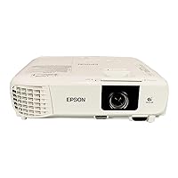 Epson PowerLite X49 3LCD Projector 3600 Lumens Home Theater HD HDMI USB, Bundle Remote Control Power Cord HDMI Cable