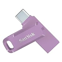 SanDisk 64GB Ultra Dual Drive Go USB Type-C Flash Drive, Lavender - SDDDC3-064G-G46L