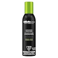 Gillette Labs Quick Rinse Lightweight Shave Foam for Men, Shaving Foam that Helps Protect the Skin, 8.1 OZ