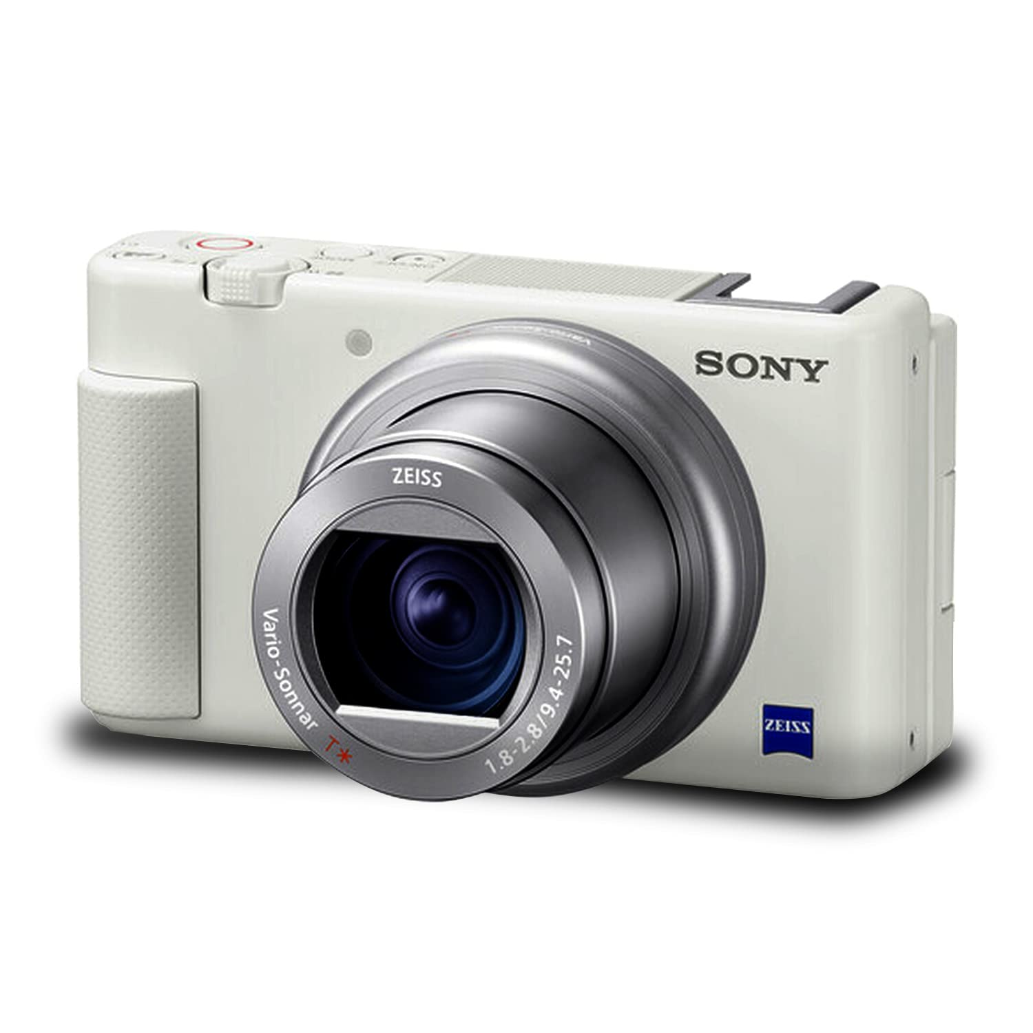 Sony ZV-1 Camera for Content Creators and Vloggers, White, Compact (DCZV1/W) (Renewed)