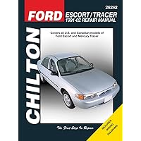Ford Escort & Mercury Tracer 1991-2002 (Chilton's Total Car Care Repair Manuals) Ford Escort & Mercury Tracer 1991-2002 (Chilton's Total Car Care Repair Manuals) Paperback
