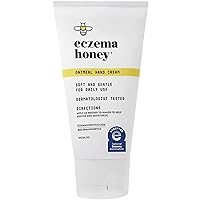 Oatmeal Hand Cream - Natural Hand & Body Lotion for Eczema Rash Relief - Eczema Cream for Dry, Itchy, Sensitive, & Irritable Skin (2 Oz)