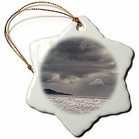 3dRose Australia, Tasmania, Tasman Sea. Sun on Horizon, Storm Clouds,... - Ornaments (orn-329615-1)