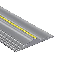 10Ft/3M Universal Garage Door Rubber Threshold Strip, Weatherproof Seal Strip DIY Weather Stripping Replacement, Not Include Adhesive (Grey)