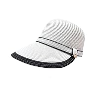 Lady Visor Tongue Hat Summer Vacation Baseball Caps Riding Sun Straw Equestrian Hat