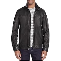 Robert Graham Men's Napoleon Leather Jacket