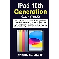 IPAD 10TH GENERATION USER GUIDE: The Ultimate Manual for Beginners and Seniors to Set Up and Master the 10.9-Inch iPad 10th Generation with Shortcuts, Tips & Tricks for iPadOS 16 IPAD 10TH GENERATION USER GUIDE: The Ultimate Manual for Beginners and Seniors to Set Up and Master the 10.9-Inch iPad 10th Generation with Shortcuts, Tips & Tricks for iPadOS 16 Kindle Paperback Hardcover