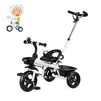 BicycleInfant Walker for Children Tricycle Bicycle for Children's Ride-on Toys Kids Bike Running Bike 1.5 to 5-Year-Old Boys and Girls Toys (Color : White) (Color : White)