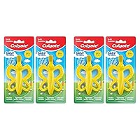 Colgate Baby Toothbrush and Teether, BPA Free â€“1 Count (Pack of 4)