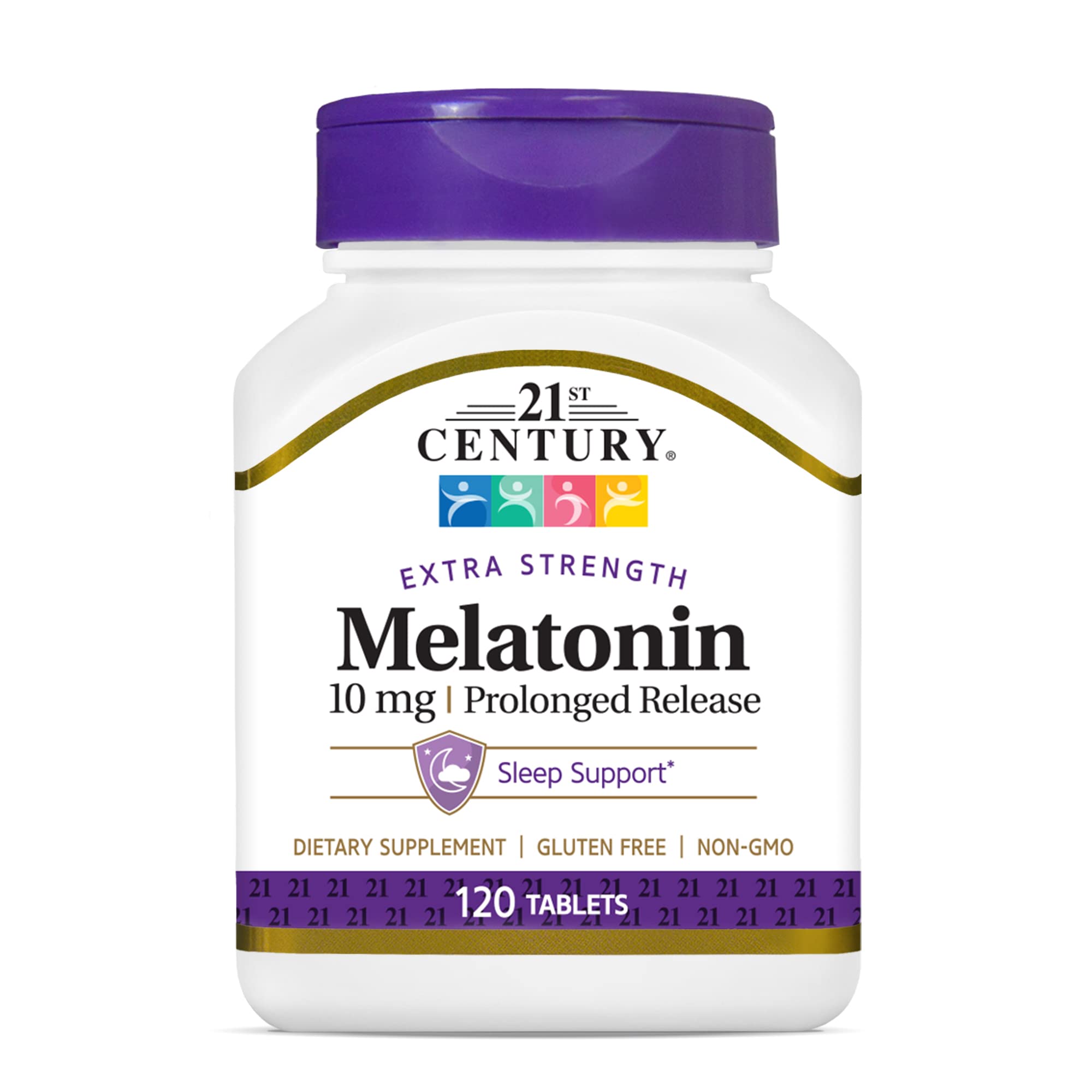 21st Century Melatonin 10 Mg Prolonged Release, 120 Count