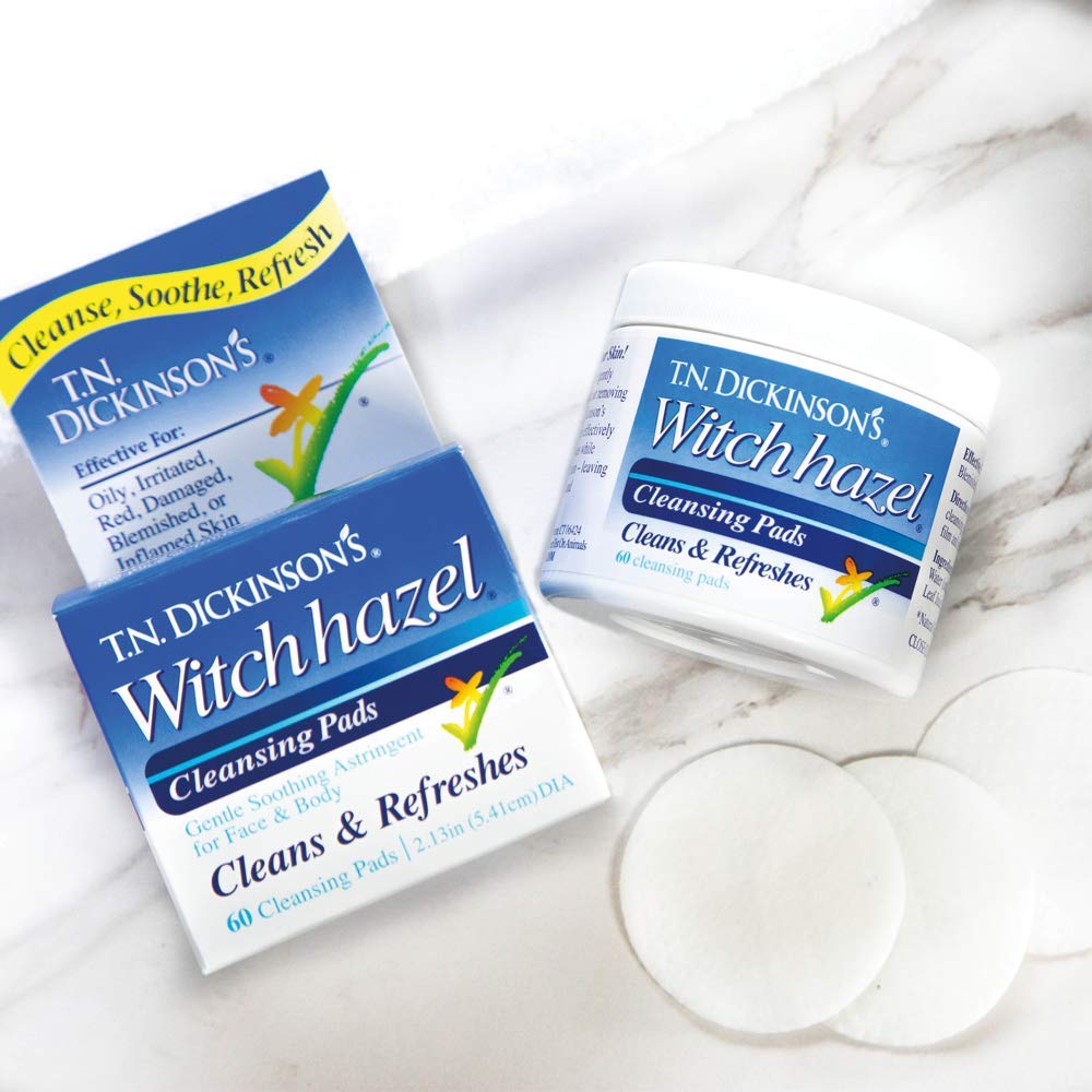 T.N. Dickinson's Witch Hazel Cleansing Pads, 60 Count