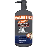 Palmer's Cocoa Butter Formula Men's 3-in-1 Fast Absorbing Face & Body Lotion, 33.8 oz.