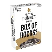University Games | are You Dumber Than a Box of Rocks Dice and Card Game for 1 or More Players