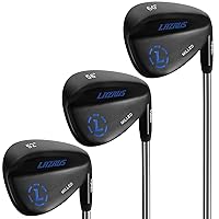LAZRUS Premium Forged Golf Wedge Set for Men - 52 56 60 Degree Golf Wedges + Milled Face for More Spin - Great Golf Gift