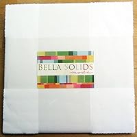 Bella Solids White Layer Cake 42 10-inch Squares Moda Fabrics 9900LC 98