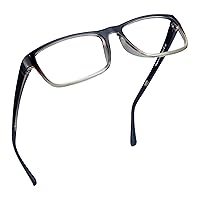 LifeArt Blue Light Blocking Glasses, Anti Eyestrain, Computer Reading Glasses, Gaming Glasses, TV Glasses for Women Men, Anti Glare (Brown, 2.25 Magnification)