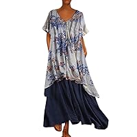 Maxi Dresses for Women 2024 Casual Maxi Dress for Women Summer Women Casual Loose Elegant Long Dress