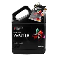 Timeless Archival Print Varnish - 1 Gallon, Satin Finish, Premium Canvas Coating, Water Based UV Protection, 100+ Years Certified Archival