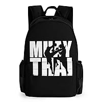 Muay Thai Laptop Backpack for Men Women Shoulder Bag Business Work Bag Travel Casual Daypacks