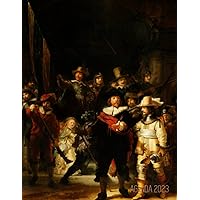 Ronda di Notte Pianificatore Annuale 2023: Rembrandt | Maestro Olandese | Agenda Annuale 2023 | Da Gennaio a Dicembre (12 Mesi) | Organizer & Diario (Italian Edition)