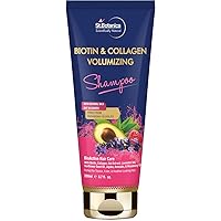StBotanica Biotin & Collagen Volumizing Hair Shampoo - For Thicker, Fuller and Healthy Hair - 200ml - No Parabens, SLS/SLES