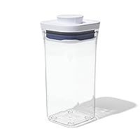 OXO Good Grips POP Container - Airtight Food Storage - Mini Square Short 0.5 Qt Ideal for 1 lb of baking soda or 14 oz of grains