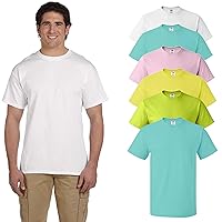 Men's Heavy Cotton T-Shirt Multipack Make Your Own Color Set of Tees