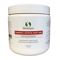 Slimming Hot Gel -16 Oz - Cellulite Treatment - Skin firming, Slimming - Fat burning to Reduce Inches, Cellulite - Excellent Slimming Cream for Size - GREAT Cellulite Cream for Dimples - Get RESULTS