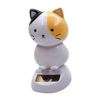 Solar Wobble Figures, Solar Dancing Cat, Innovative Cat Solar Figure Statue Car Dashboard Decorations Ornaments Solar Bobble Head Figures, Ornaments Solar Bobble Head Figures for Windowsill, Car