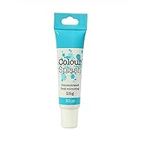 Colour Splash Food Colouring Gel Tube, Edible Ingredients, Highly Concentrated Gels, Easy to Use Squeezy Tubes, Transform Plain Cakes Into Bright, Eye-Catching Creations - Blue 25g
