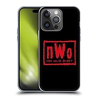 Head Case Designs Officially Licensed WWE New World Order Red and Black Superstars 7 Soft Gel Case Compatible with Apple iPhone 14 Pro