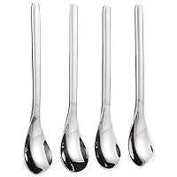 Coffee Passion Espresso Spoon Set of 4 by Villeroy & Boch - 18/10 Stainless Steel - Dishwasher Safe - 4 Inches