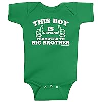 Threadrock Baby Boys' This Boy Is Getting Promoted To Big Brother Bodysuit