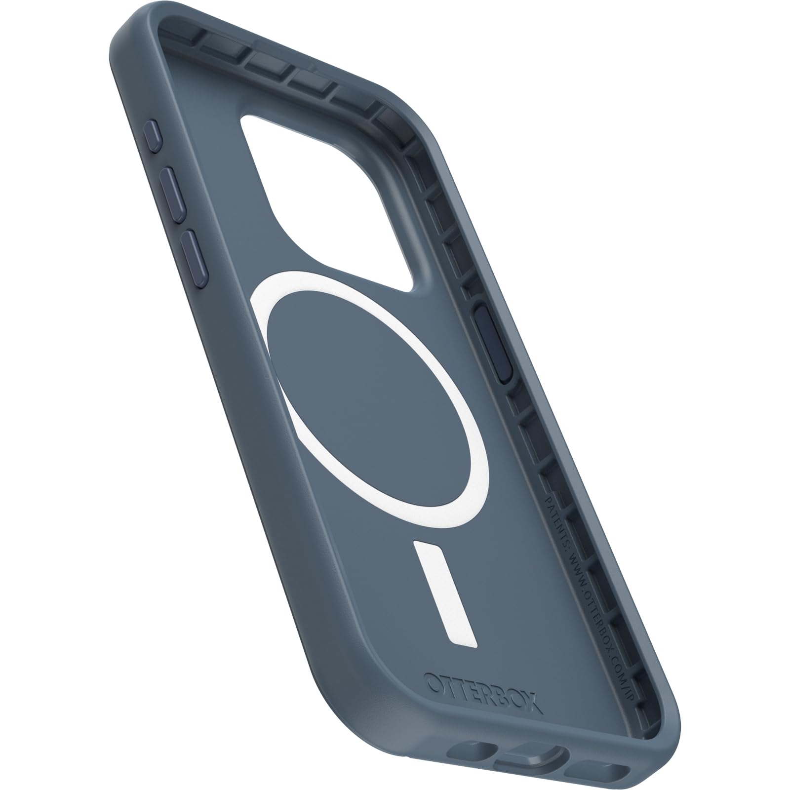 OtterBox iPhone 15 Pro (Only) Symmetry Series Case - BLUETIFUL (Blue), snaps to MagSafe, ultra-sleek, raised edges protect camera & screen