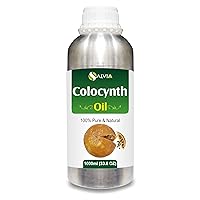 Colocynth Oil | Pure And Natural Cold-Pressed Oil | Hair Care (Hair Thickening, Improve Scalp Health) Skin Care (Moisturizes & Nourishes)- Cosmetic Grade - 1000 ML