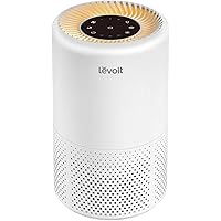 LEVOIT Air Purifiers for Home Allergies and Pets Hair, Filter for Allergies, Quiet Filtration System in Bedroom, Removes Wildfire Smoke Odor Dust Mold, Night Light & Timer, Vista 200 , White