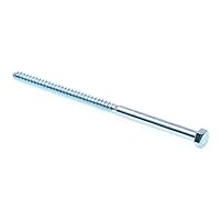 Prime-Line 9056636 Hex Lag Screws, 3/8 In. X 8 In., A307 Grade A Zinc Plated Steel (10 Pack)