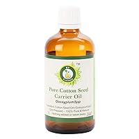 Pure Cotton Seed Carrier Oil 30ml (1.01oz)- Gossypium Spp (100% Pure and Natural Cold Pressed)