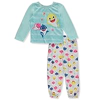 Baby Shark Girls' 2-Piece Pajamas Set
