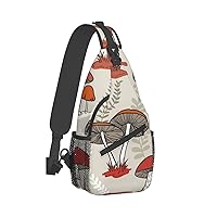 Mqgmz Japanese Spring Plum Floral Print Shoulder Bag Crossbody Backpack, Casual Daypack, Sling Bag, Chest Bag, Travel Bag