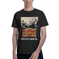 Nathaniel Rateliff & The Night Sweats T Shirt Mens Summer Casual Tee Cotton Round Neck Short Sleeve T-Shirts