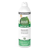 Seventh Generation Disinfecting Spray, Eucalyptus and Thyme, Disinfectant Made from Essential Oil, 13.9 Oz