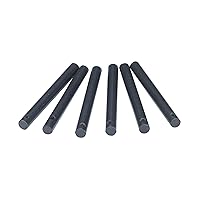 6PCS Drilled Ferro Rod Fire Starter, 5/16 X 3.15 Inch Magnesium Flint Fire Steel Rods, a Must Have to DIY Emergency Survival Kit