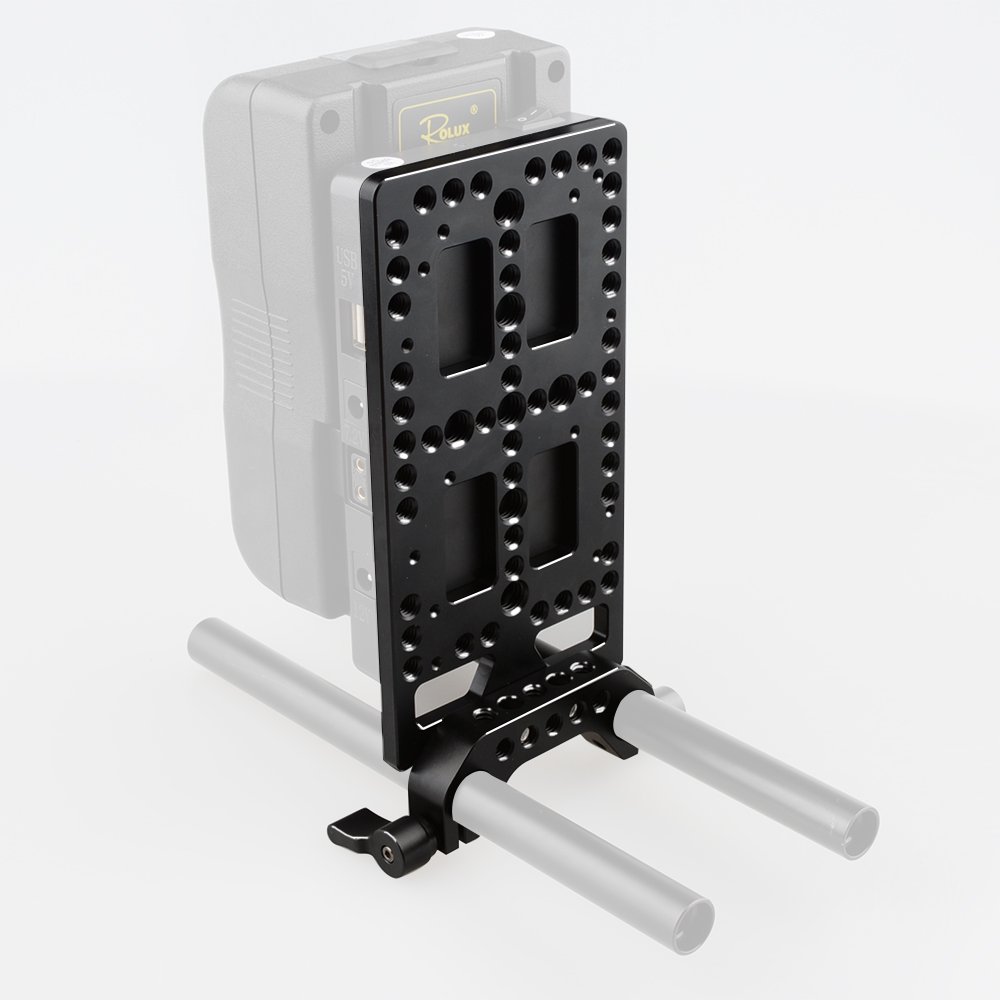 CAMVATE Multi-Purpose Mounting Cheese Plate for V Lock Mount Power Splitter - 1523
